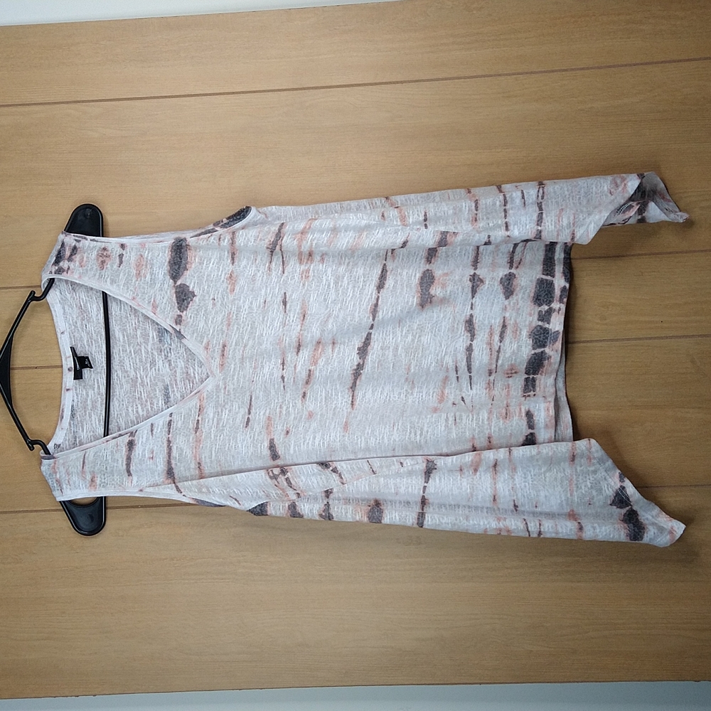 Mossimo Pattern V-Neck Sleeveless Tank Top Tunic Size: L